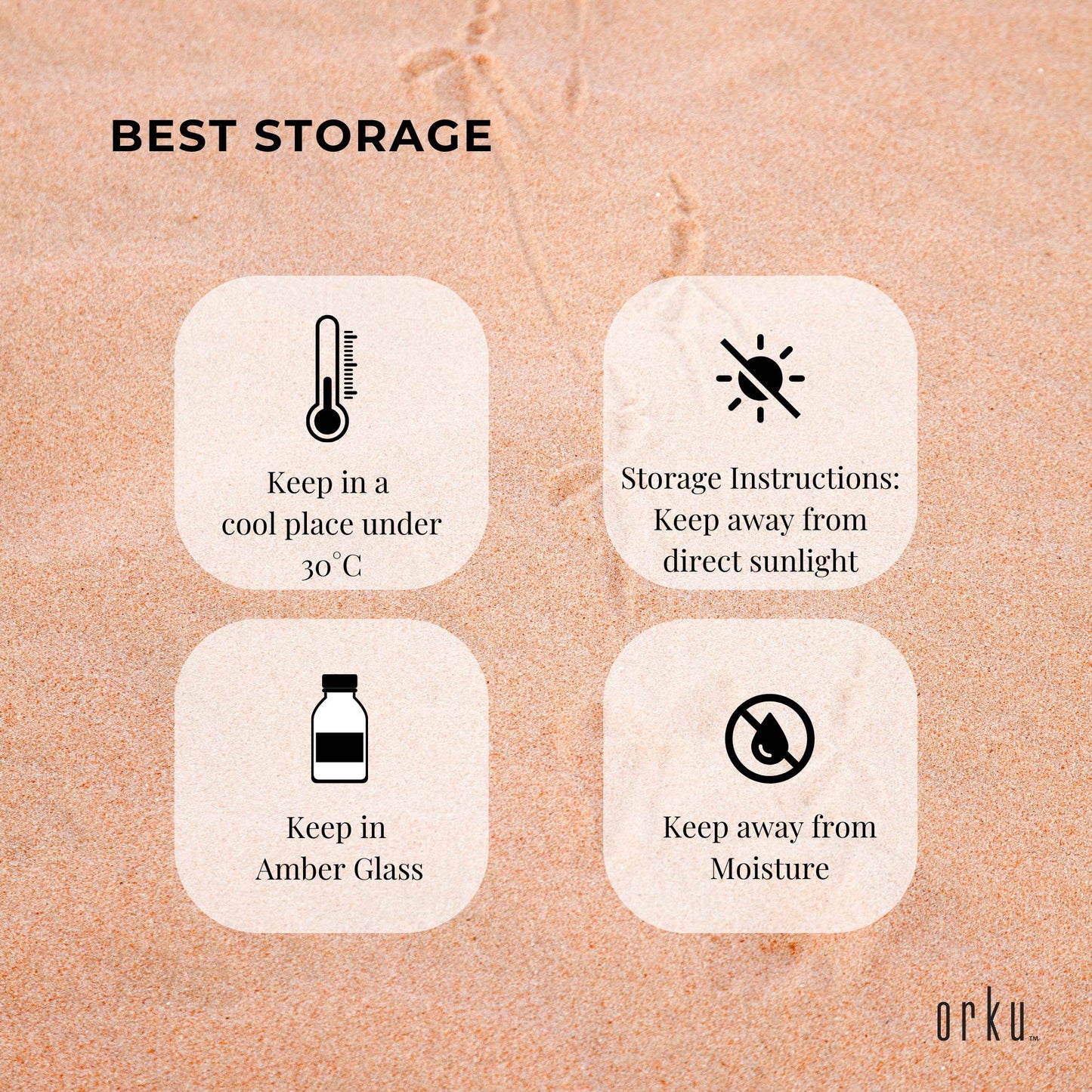 Orku 25ml Pure Emu Oil with Dropper - Undiluted Natural Dromaius Novaehollandiae