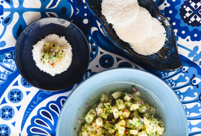 Pineapple Barramundi Ceviche