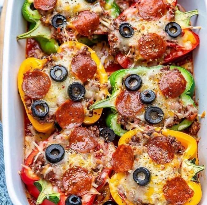 Pizza Stuffed Capsicums