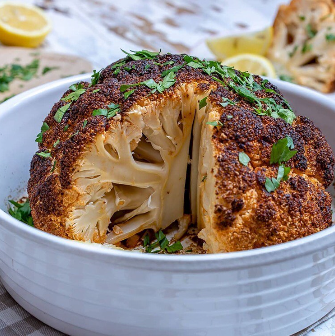Whole Roasted Cauliflower