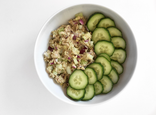 Tuna Salad and Cucumber