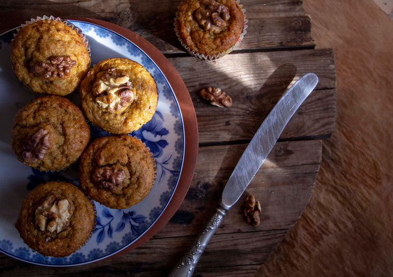 Pumpkin and Walnut Muffins
