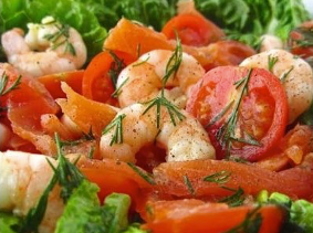 Quick Prawn Salad