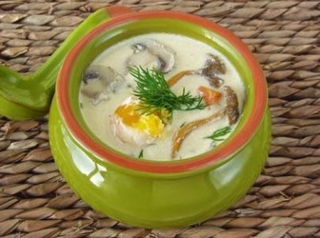Wild Mushroom Sour Soup