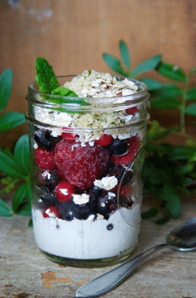 Non-Dairy Berry Parfait