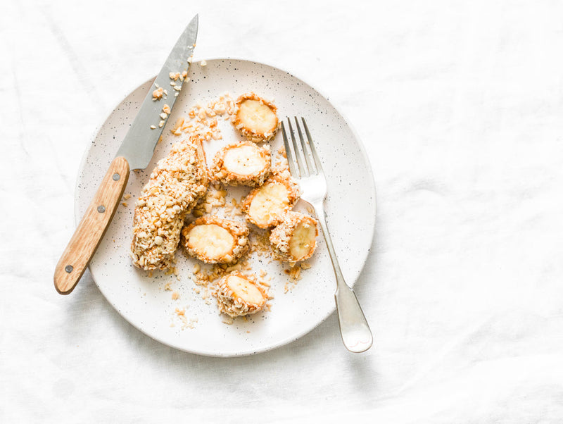 Banana Bites with Almond Butter