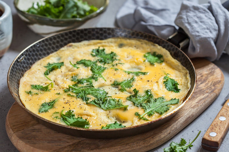 Kale and Onion Frittata