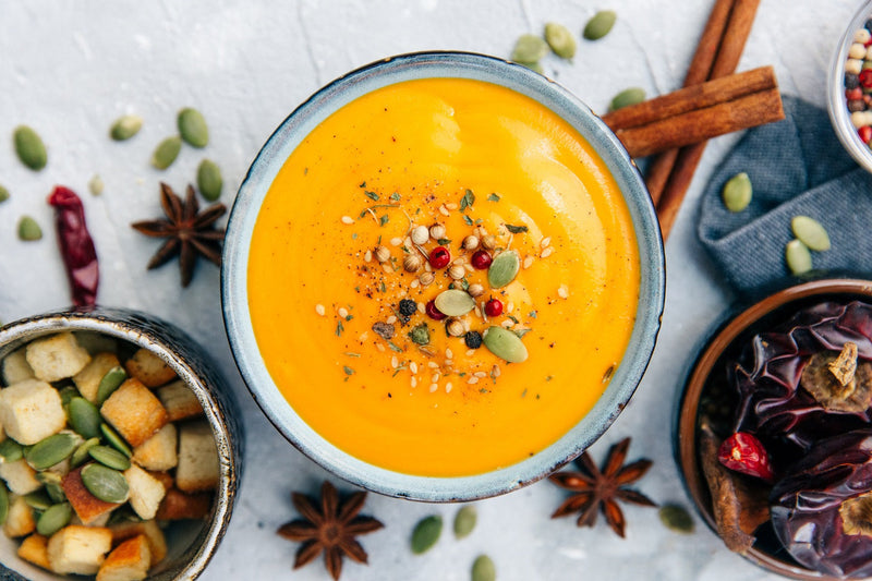Butternut Pumpkin and Sweet Potato Soup