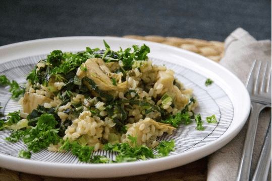 Artichoke and Caper Risotto
