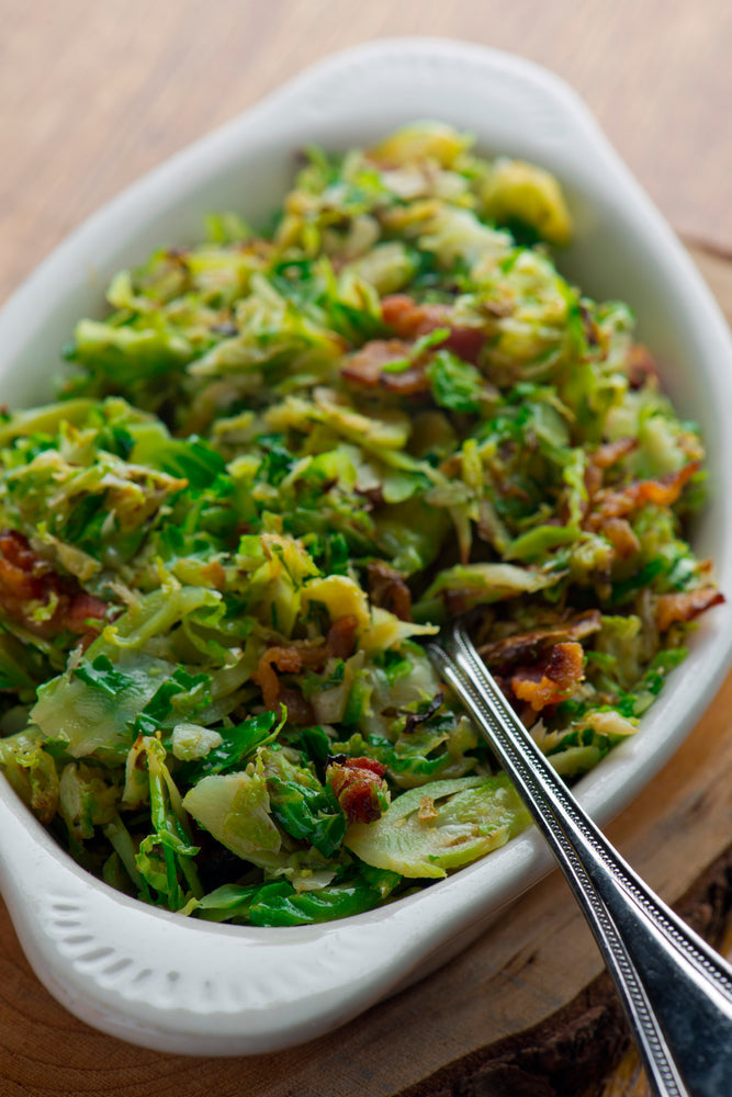 Brussels Sprouts with Pistachios and Lemon