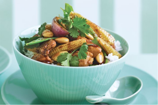 Snow Pea, Almond & Chicken Stir-Fry