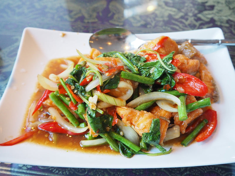 Honey and Ginger Stir Fry with Salmon