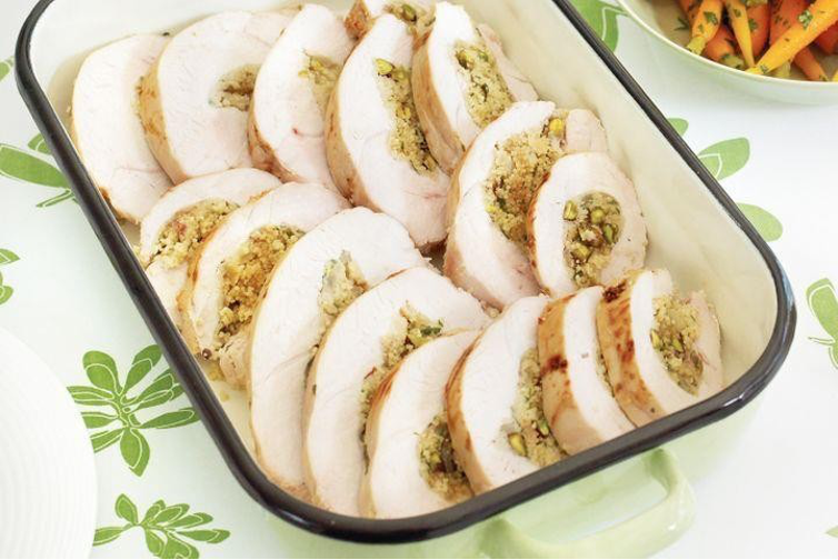 Turkey with Quince & Pistachio Couscous