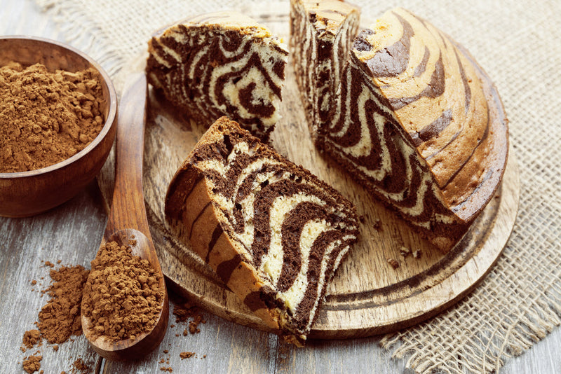 Healthy Zebra Cake
