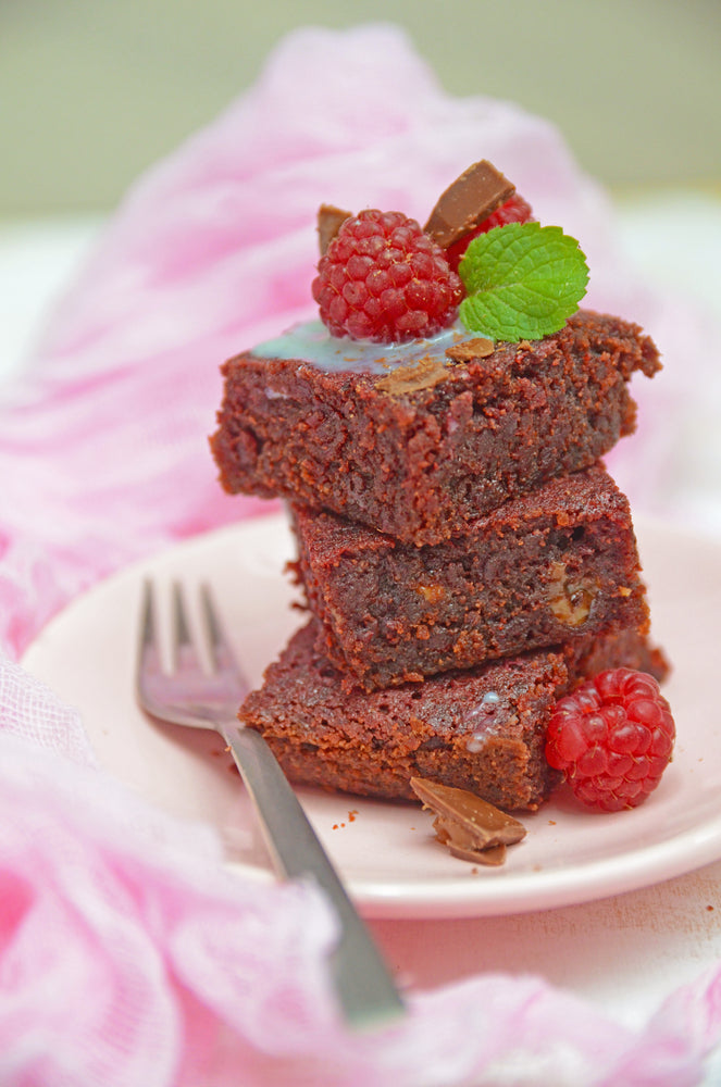Red Velvet Beetroot Brownies