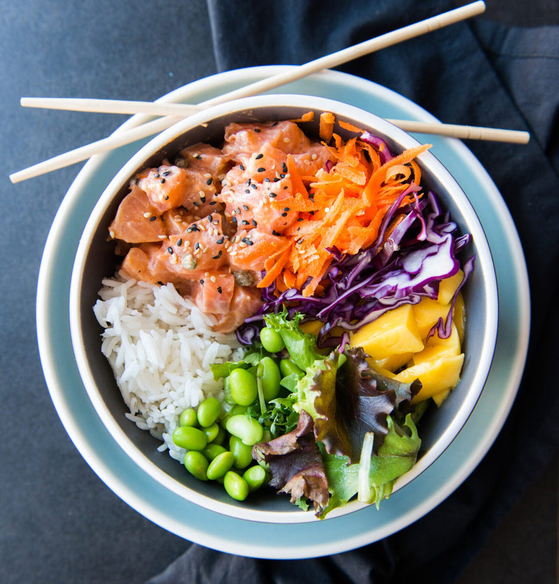 Fresh Salmon Poke Bowl