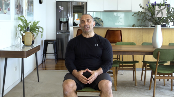 How to stand from a sitting position