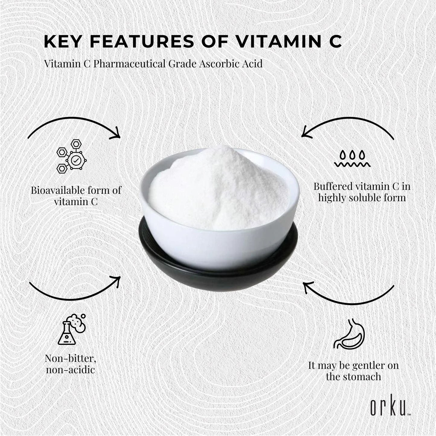 400g Sodium Ascorbate Powder – Vitamin C Buffered Pharmaceutical Ascorbic Acid