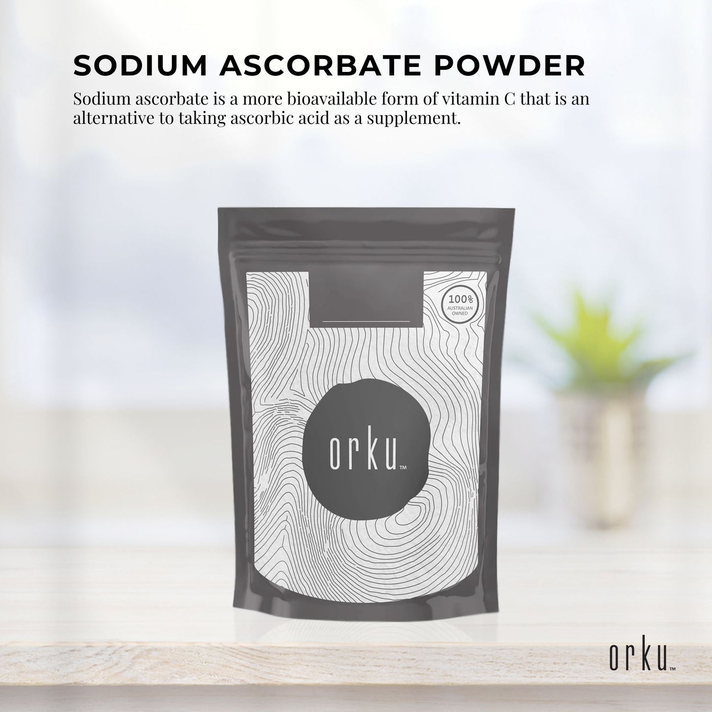 1Kg Sodium Ascorbate Powder – Vitamin C Buffered Pharmaceutical Ascorbic Acid