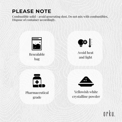 1Kg Sodium Ascorbate Powder – Vitamin C Buffered Pharmaceutical Ascorbic Acid