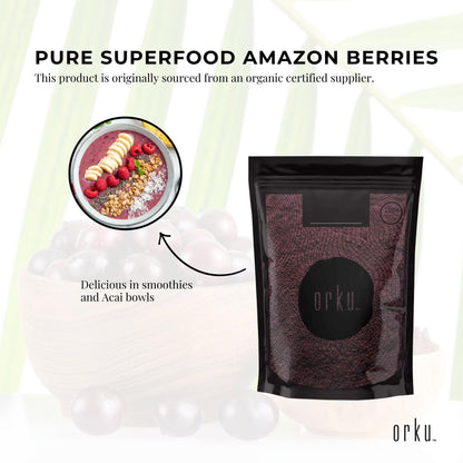 100g Acai Powder 100% Organic – Pure Superfood Amazon Berries
