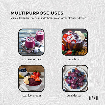 100g Acai Powder 100% Organic – Pure Superfood Amazon Berries