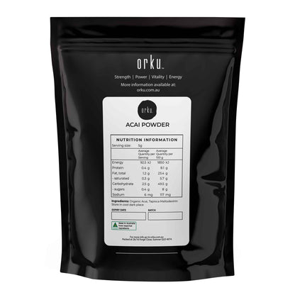 100g Acai Powder 100% Organic - Superfood Amazon Berries