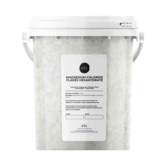 800g Magnesium Chloride Flakes Hexahydrate Tub – Organic USP Food Grade Salt
