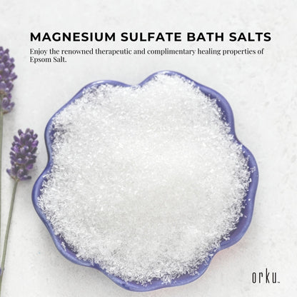 1Kg Orku Epsom Salt – Magnesium Sulphate Bath Salts Skin Body