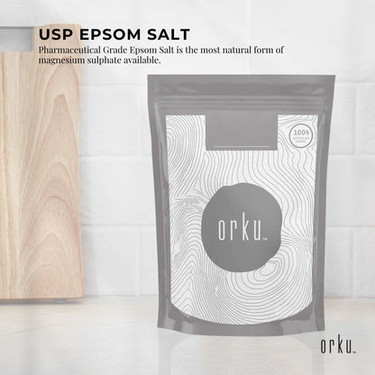 2kg USP Epsom Salt Pharmaceutical Grade – Magnesium Sulfate Body Bath Salts