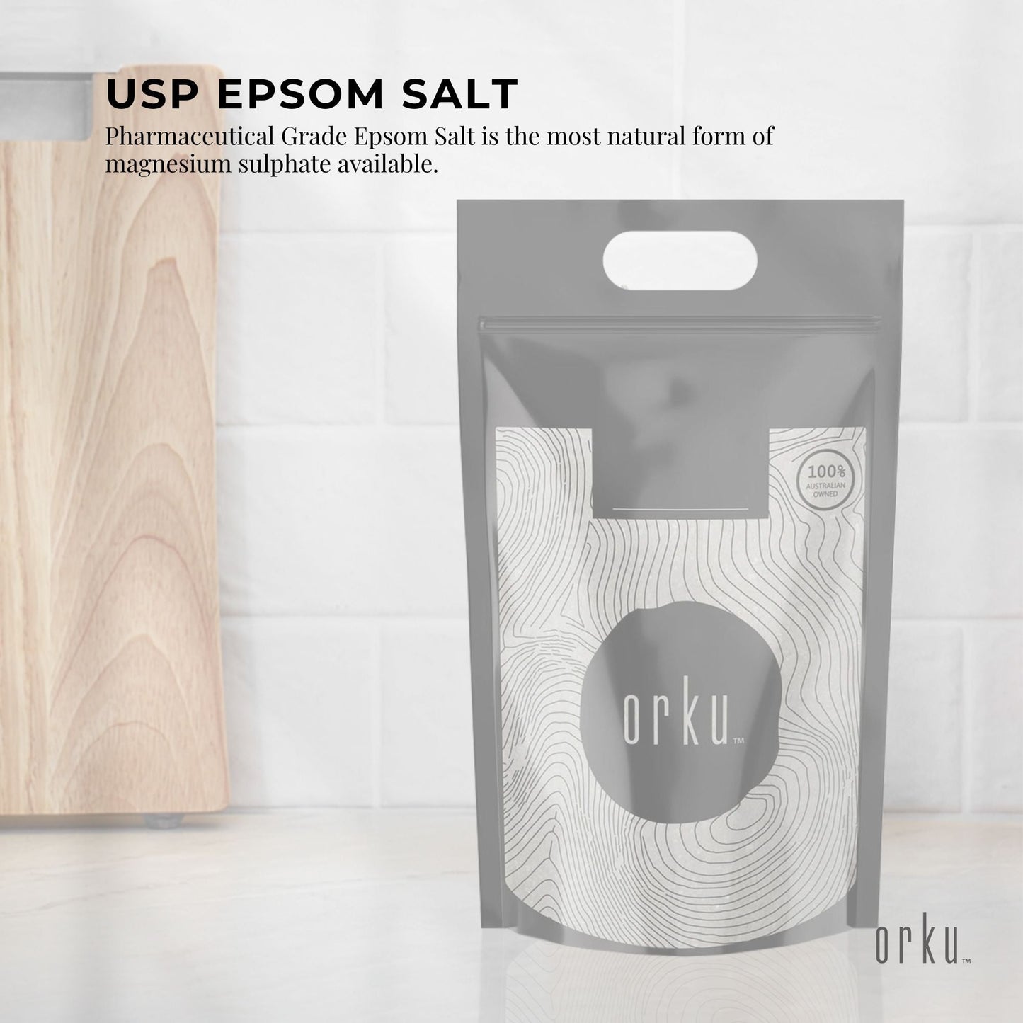 5kg USP Epsom Salt Pharmaceutical Grade – Magnesium Sulfate Body Bath Salts