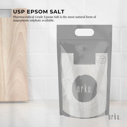 5kg USP Epsom Salt Pharmaceutical Grade – Magnesium Sulfate Body Bath Salts