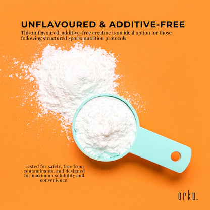 Orku 100g Creatine Monohydrate Powder – 200 Mesh Micronised | 99.9% Purity