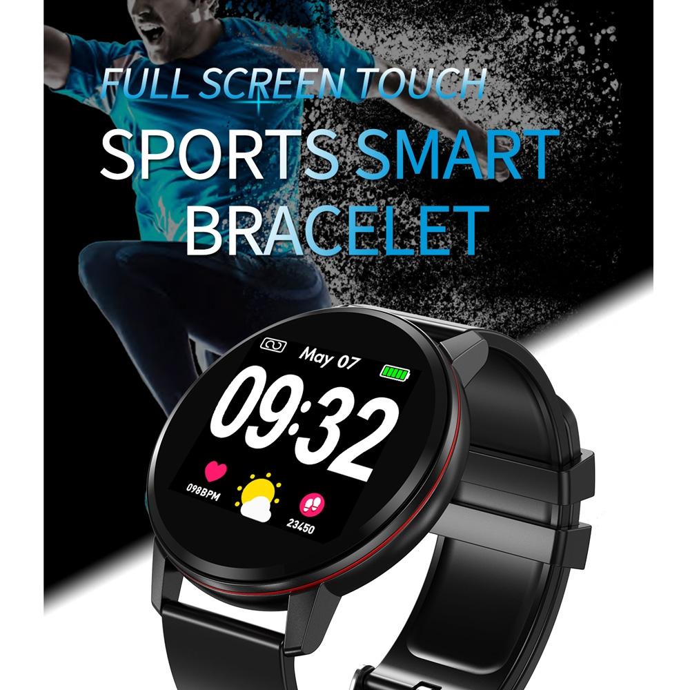 Waterproof Smart Bracelet With Colour Screen - Call Heart Bp Sleep Oxygen Monitoring - Gold