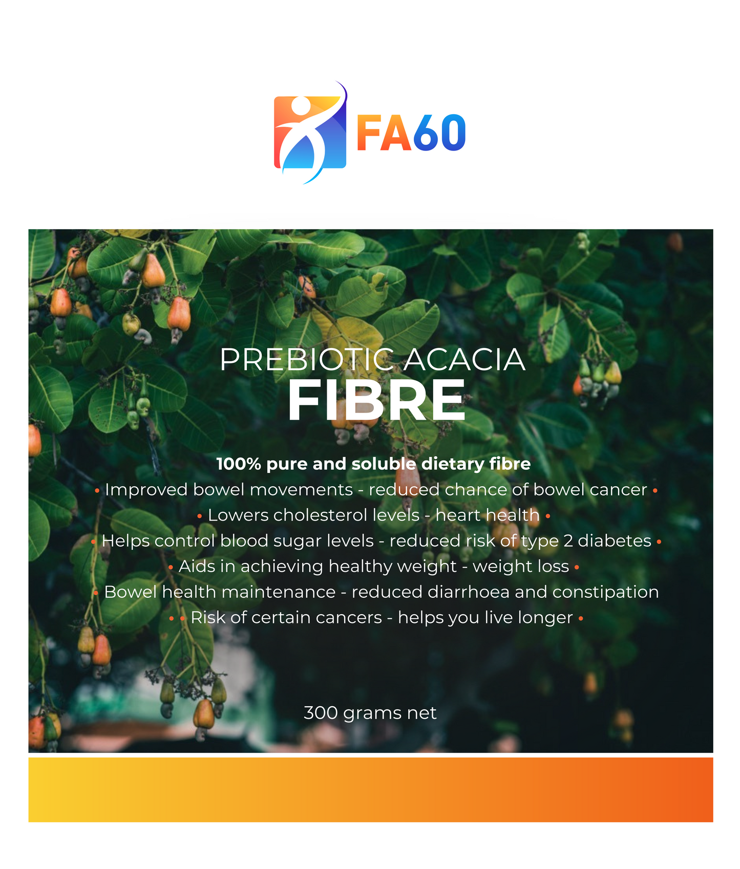 Prebiotic Acacia Fibre