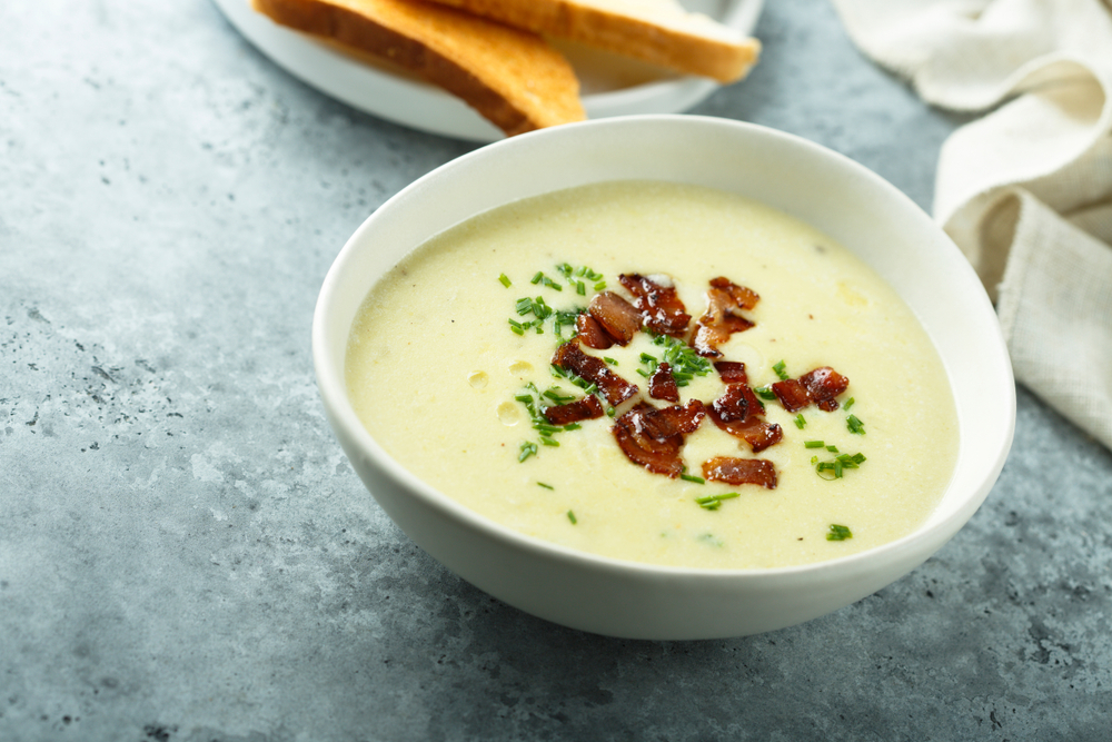 Parsnip and Bacon Soup | Fitat60.com